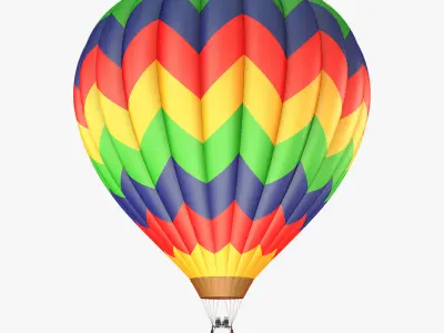 Hot Air Balloon v 2 3D model
