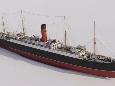 RMS Carpathia 3D model
