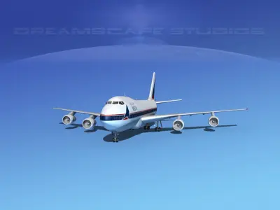 Boeing 747-100 Delta Airlines 3D model