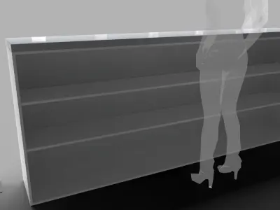 Commercial Tent 3x3 Meters 3D model