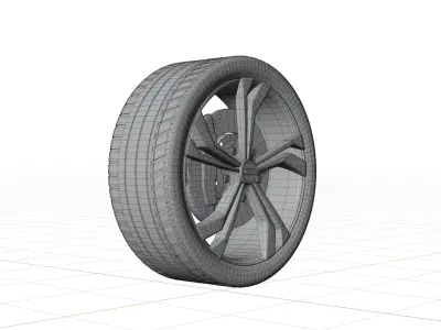 Audi RX Q3 Sportback 2019 Wheel 3D model