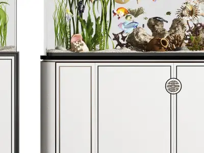 New style fish Chinese tank 3D model