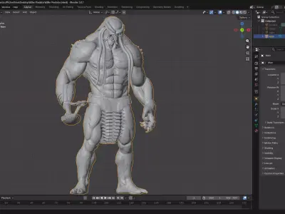 The Brute Predator from Killer of Killers Animated Feature 3D print model