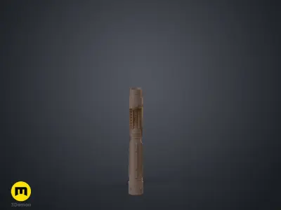 Starkiller Lightsaber - Force Unleashed II 3D print model