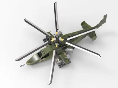 Kamov 55 3D model