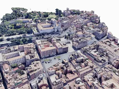 Piazza di Spagna Low-poly 3D model