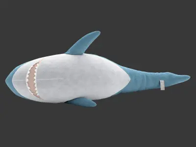 Toy shark IKEA BLAHAJ stuffed 3D model