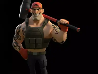 Tagilla Escape from Tarkov STL Print Figure 3D print model