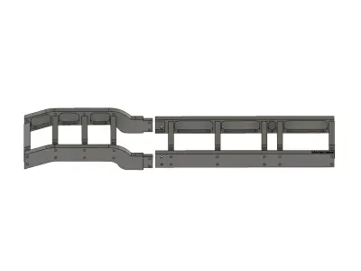 RAHMEN TAMIYA TRUCK FRAME RC LKW 3D print model