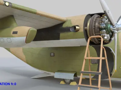 C-123 Provider 3D model