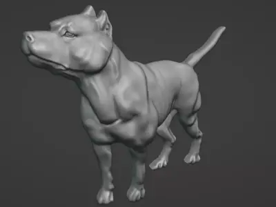 Bull Dog 3D model