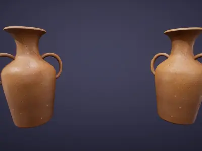 Stylized Jug Free low-poly 3D model