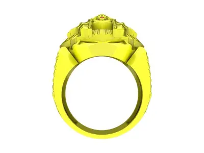 Egyptian King Pharaoh Statement Ring 7623A 3D print model