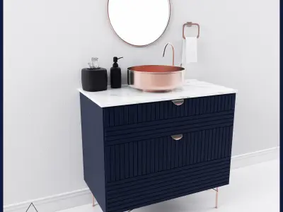 Wash basin Free 3D model