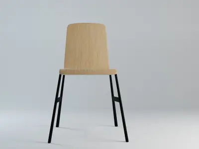 Modern Stool Free low-poly 3D model