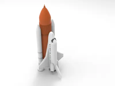 shuttle - space ship NASA 3D model