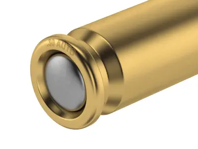 Bullet 30 AUTO Low-poly 3D model