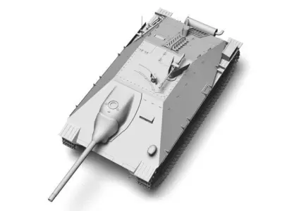 Sd Kfz 138 2 Hetzer 3D model