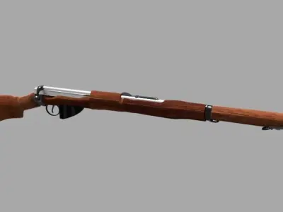 Lee-Enfield Rifle Mk 1 Low-poly 3D model