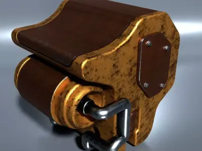 Oxygen Bag Low-poly 3D model