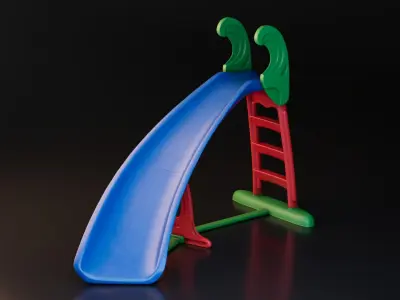Kids Slide 3D model get