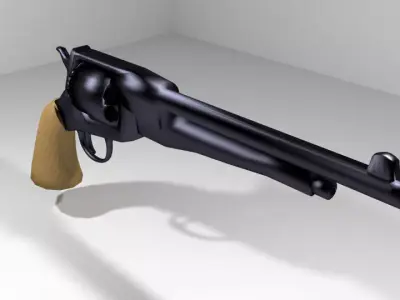 Revolver - Handgun Type 3 3D model