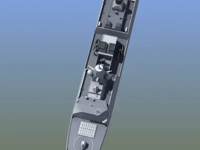 HNLMS Evertsen Frigate 3D model