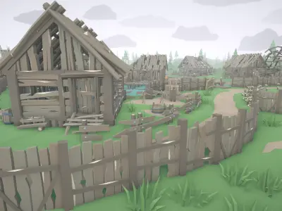 RPG Poly Pack - Abandoned Village Low-poly 3D model