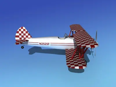 Stearman PT-17 Kaydet V19 3D model