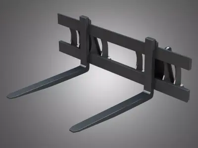 Pallet Fork - Front Loader 3D model