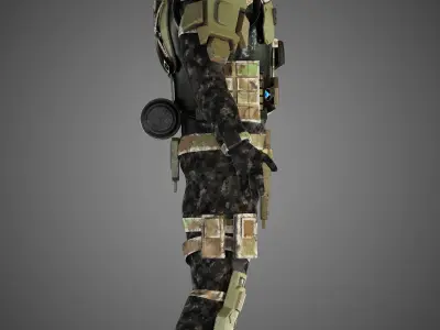 Titanfall pilot 3D model