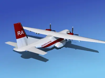 Casa CN-235 Richards Aviation 3D model