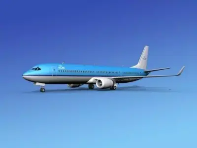 Boeing 737-900ER KLM 3D model