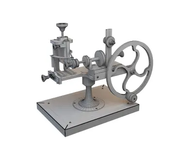 Mechanism steam engine 3D model