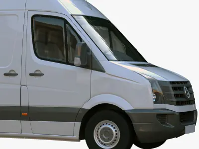 VW Crafter Van 3D model