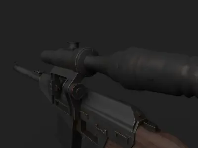 VSS Vintorez Low-poly 3D model