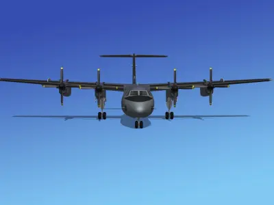 Dehavilland DHC-7 Canadian Navy 3D model