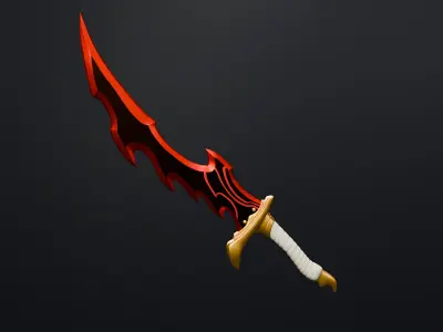 Knight Killer from Solo leveling Low-poly 3D model