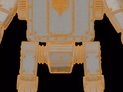Space Marine Dreadnought 3D Print Model 3D print model