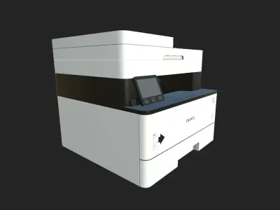 Printer Low-poly 3D model