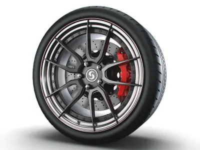 Signature SV302S wheel 3D model