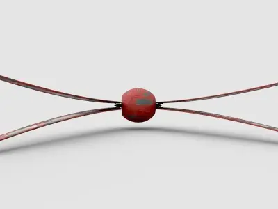 Sci-Fi Vehicle Low-poly 3D model