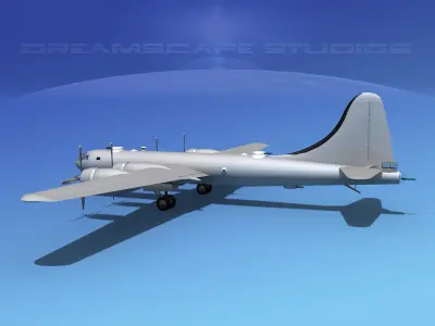 Boeing B-29 Superfortress VBM 3D model