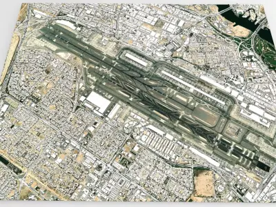 Dubai International Airport  3D model