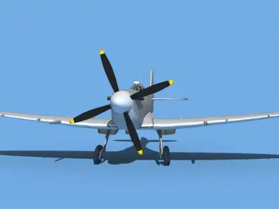 Supermarine Spitfire Mk IXb V00 3D model