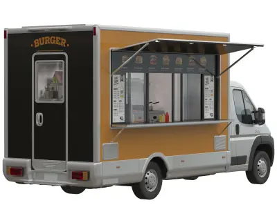 RAM PROMASTER Food Truck 3D model