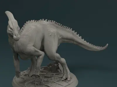 Charonosaurus dinosaur 3D print model