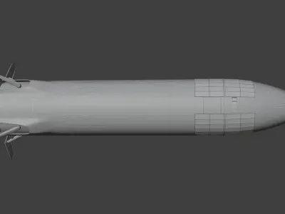 SpaceX Starship Moon Lander - Artemis 3 -  3D print model