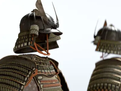 MEDIEVAL japanese Samurai  3D model