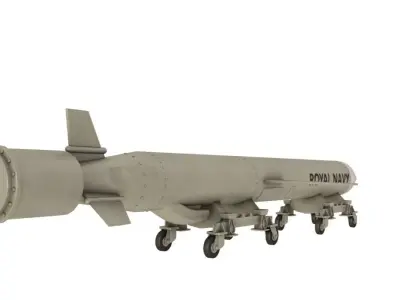 Royal Navy Missile 3D model